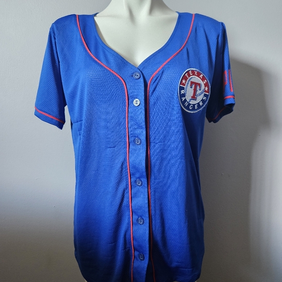 Victoria's Secret Tops - Victoria's Secret Blue Jersey Top